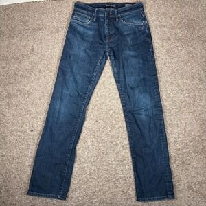 Mavi Jeans Zach Straight Leg Dark Wash Mens Denim Jeans Size 31x32